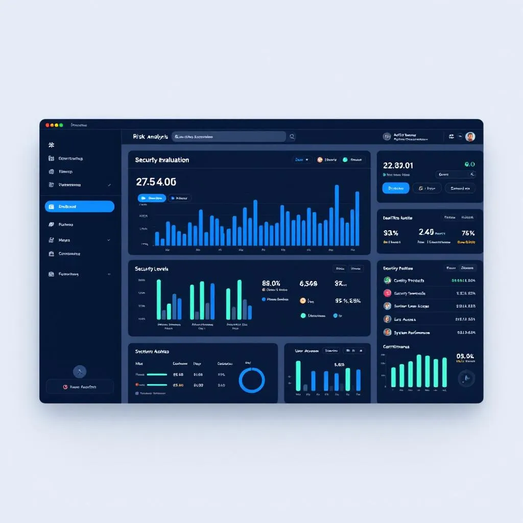 Risk analizi dashboard ve güvenlik değerlendirme ekranı